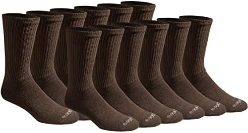 Cherokee mens Multi-pack Dri-tech Moisture Control Crew Socks Socks (pack of 6)