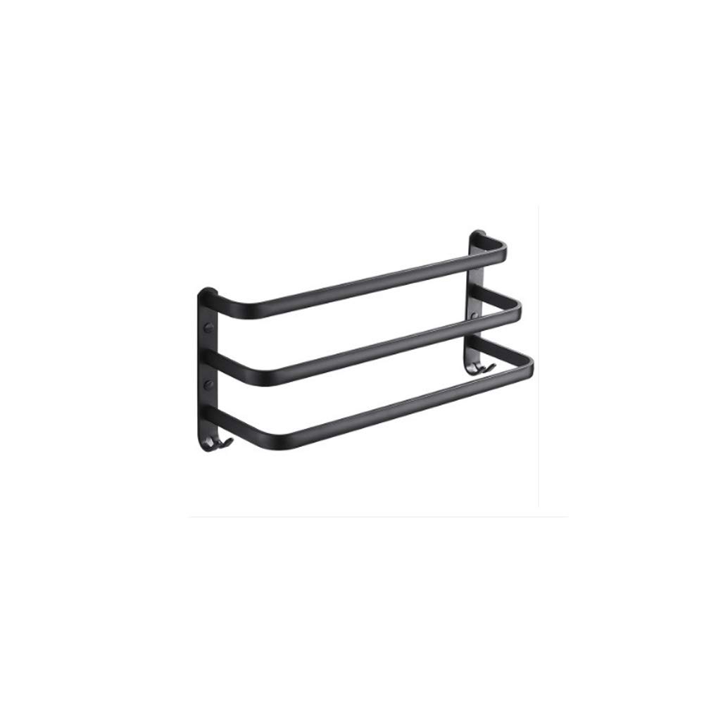 Rack de serviette de salle de bain triple en inox pour résoudre le manque de place