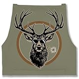 Mit Tasche: Schürze mit praktischer Tasche und Halterung