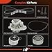 A-Premium Engine Timing Belt Kit with Water Pump Compatible with Chevrolet Sonic 12-18 Aveo Aveo5 Cruze Limited Pontiac G3 Wave Saturn Astra Suzuki Swift+ L4 1.6L 1.8L DOHC