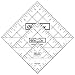 Bloc Loc~Half Square Triangle Ruler Set #4-1.5 2.5",3.5", Acrylic Ruler