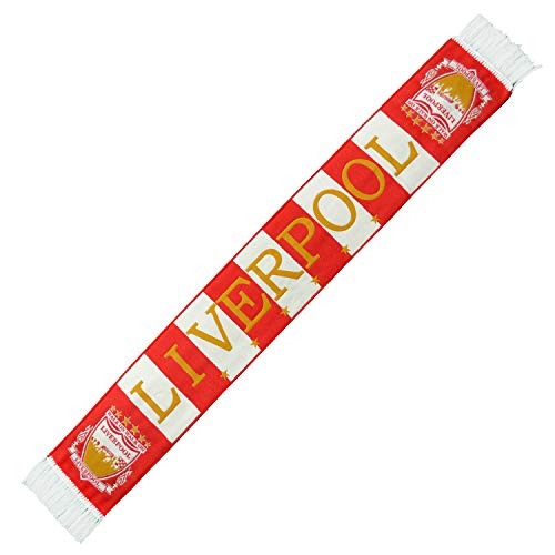 100% NON UFFICIALE PARTISAN Liverpool 6 Star Bar Sciarpa HD