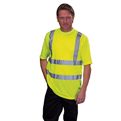 T-shirt de sécurité EN 471 jaune fluo YOKO HVJ410 vêtement travail