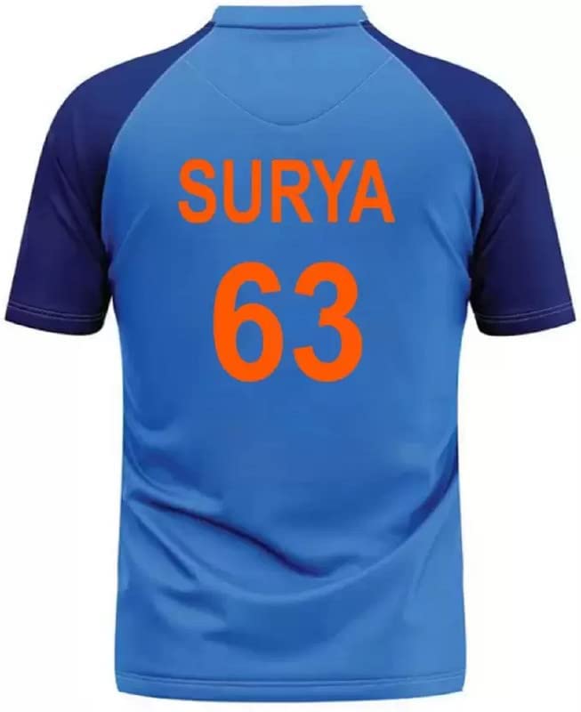 India Cricket Team Surya 63 Jersey for Men & Boys 2023/24(1218Months