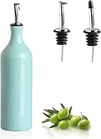 Vista 22 de Sweejar Botella dispensadora de aceite de oliva de cerámica, protege para reducir la oxidación, adecuada para almacenamiento de vinagre, jarabes