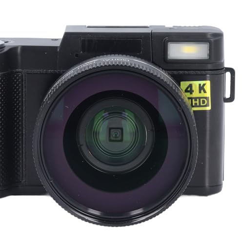 Cámara digital 4K HD 48MP con pantalla 180° y batería 800mAh miniatura 3