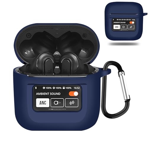 YAODLE For JBL TOUR PRO 2 �P�[�X�V���R���� �S�ʕی� �����h�~ �L�Y�h�~ �ϏՌ� �����[�d�\ �y�ʏ��^ �J���r�i�t��(�u���[)