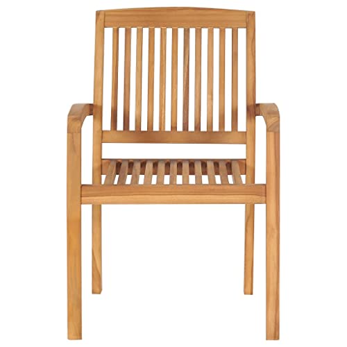 Chaises de jardin en teck résistantes intempéries avec accoudoirs