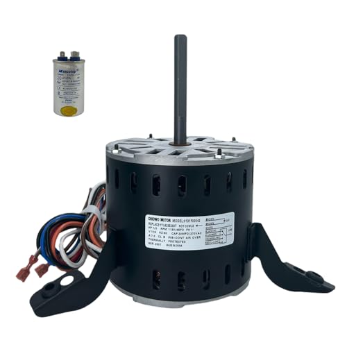 CHIOWO 0131F00042SP 1/2HP Blower Motor 115V 7.0A 1130RPM 4Speeds Compatible Goodman Furnace Replaces 0131F00022SP B1340024 Y7L623E203T