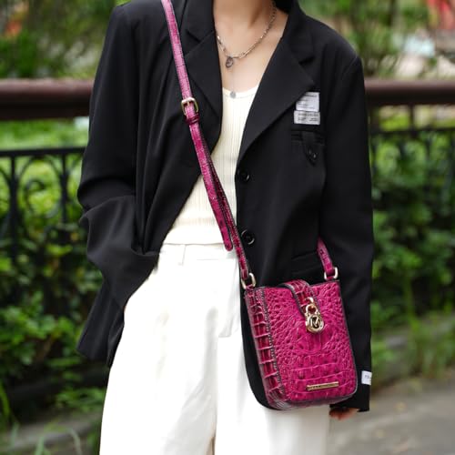 MKF Collection Women's Crossbody Bag, Faux Crocodile Embossed Vegan Leather, Shoulder Bag Handbag purse by Mia K2