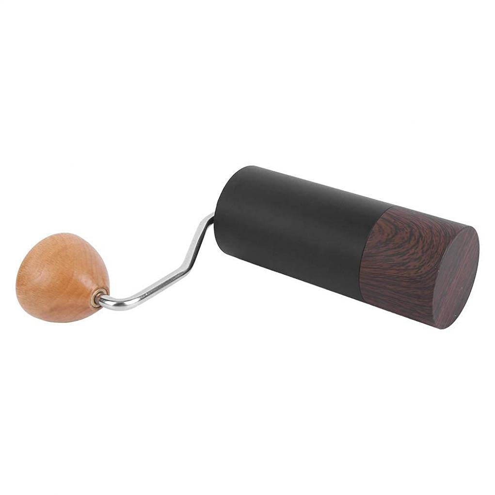 Handkurbelmühle Manuelle Kaffeemühle, Edelstahl Gratmühle Mit Einstellbarer Holzmaserung Haushaltsbedarf Für Ihr Zuhause, Büro Oder Reise