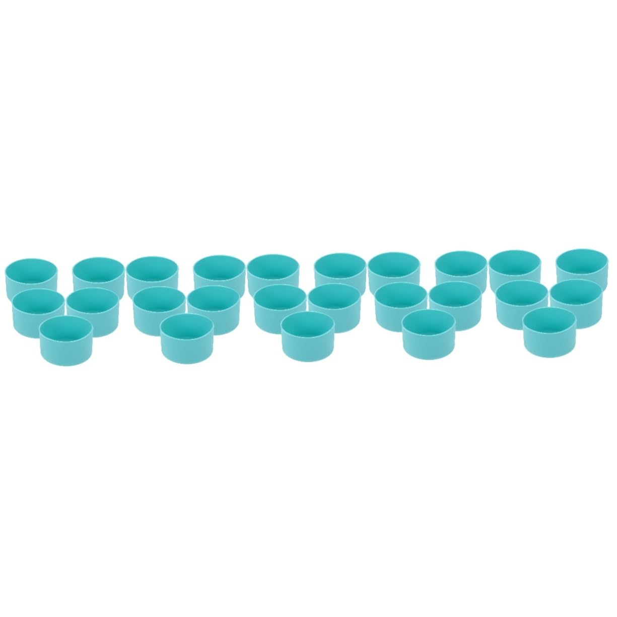 20 Piezas De Funda De Silicona Para Botella De Agua Funda De Botella De Silicona Bota De Para a De Agua Protector De Fondo De a De Cubierta De