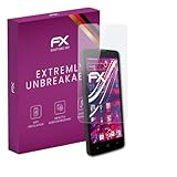 atFoliX Glasfolie kompatibel mit Haier L52 Panzerfolie, 9H Hybrid-Glass FX Schutzpanzer Folie