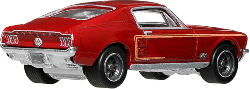 Image of Hot Wheels Boulevard '67 Custom Mustang Ride On Toy Mini Car Ages 3+ Red JHW40