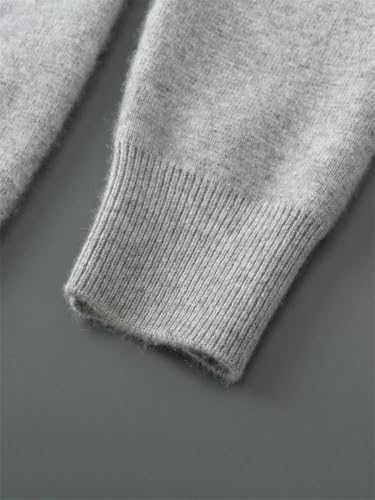 Men's Knitted Cardigan V Neck Button Down Long Sleeve Sweater Soft Warm Fleece Knit Fall Outerwear4