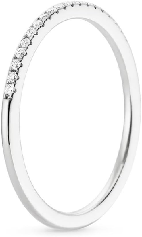 1 CT Round Moissanite Ring Enhancer Engagement Ring for Women