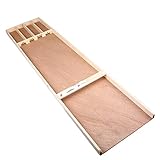 Premiergames Shuffleboard Amsterdam 120 cm | Sjoelbak Spiel mit 20 Spielsteinen | Holland Billard | Shuffleboard Tisch Inkl. Gleitpulver