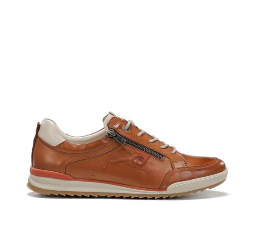 Zapatos Fluchos F2384 Habana Cuero de piel elegantes y cómodos con suela Elder para hombre