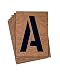 Westcott LetterCraft 8" Capital Letters and Numbers Oil Board Stencil Kit