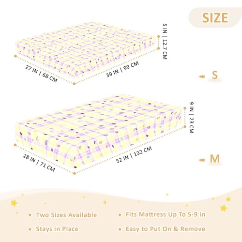 Drap de lit de Pâques en mousseline douce pour chambre d'enfant joyeuse - 5