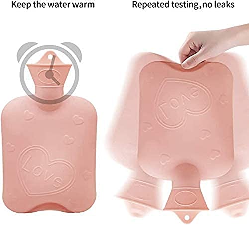 Hot Water Bag,Hot Water Bottle Rubber Warm Water Bag Pouch With Soft Waist Cover For Neck And Shoulder, Back,Hand, Legs, Waist Warm #TOP6