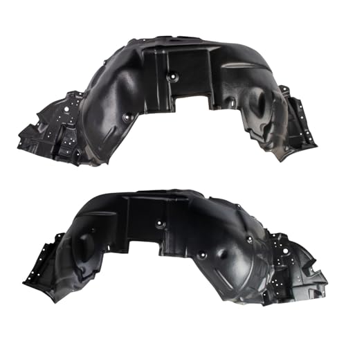 Image of TRQ Front Inner Fender Liner Set Compatible with 2007-2009 Lexus LS460 2008-2009 LS600h LX1248105 LX1249105