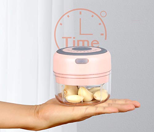 Mini Espremedor de Alho Doméstico Batedor de Alho Elétrico Sem Fio Espremedor Elétrico (100ml Verde)