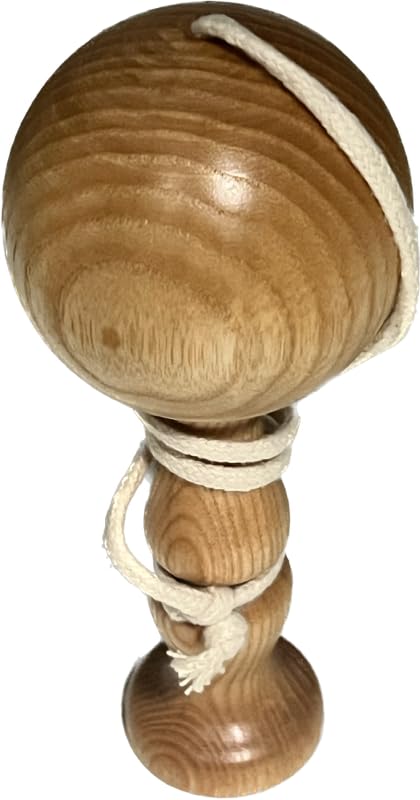 Bilboquet en Bois de Buis du Jura - Fabriqué en France - Hauteur 16 cm/Diamètre 7 cm