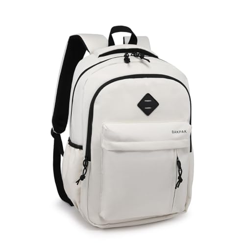 Mochila Masculina Costa Notebook Escolar Juvenil Menino (Branco)