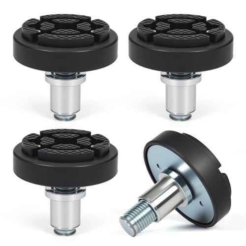 Atesilor 4pcs 35mm Screw Up Car Lift Adapter with Upgraded Rubber Lift Pads by Atesilor - Used condition - US$101.82