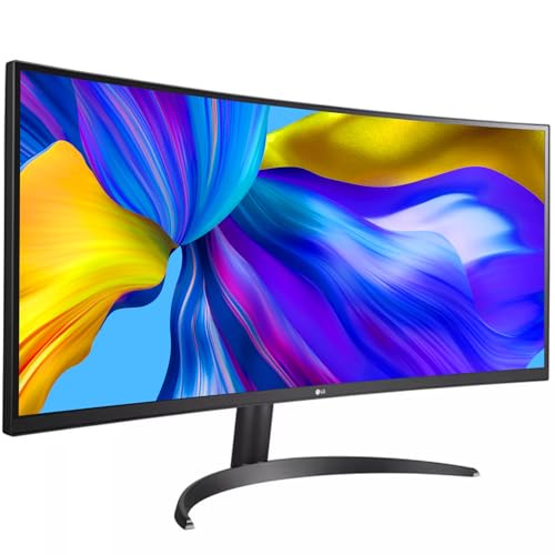 Image of LG 34 Inch Curved UltraWide Monitor, IPS Display, QHD(3440x1440), Dynamic Action Sync, HDR10, sRGB 99%, OnScreen Control, Dual Controller, Multitasking and Content Creation, DisplayPort & HDMI, Tilt