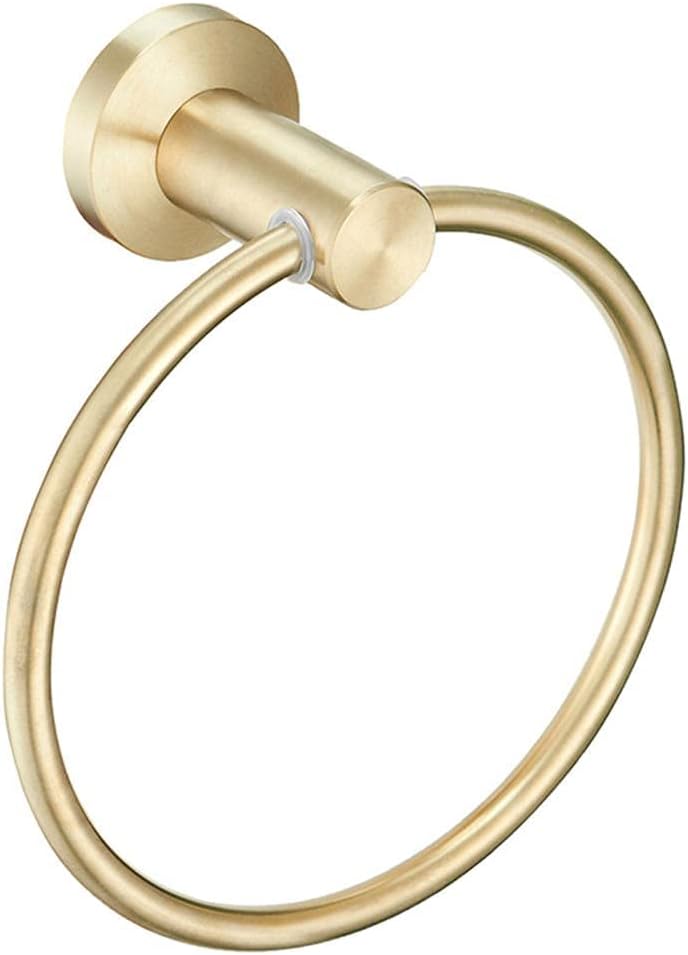 Stainless Steel Round Towel housing Bathroom Towel Ring Household Hotel Universal Towel Ring is Firm and Durable-C2 Stainless Steel Bath Towel Rack Towel Ring (C2)