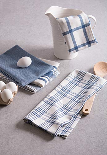 image for DII Kitchen Dish Towels (Stone Blue, 18x28