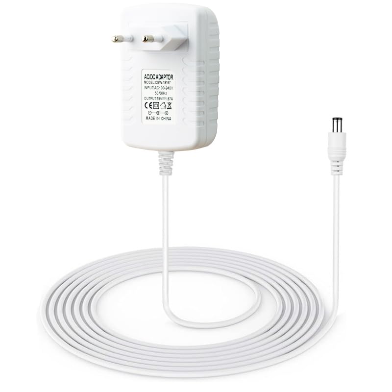 Compatibilità: questo adattatore è stato sviluppato appositamente per i dispositivi Alexa, garantendo un'alimentazione stabile e sicura.