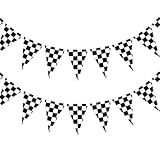 48pcs petits drapeaux: vous recevrez 48 pcs 30x45 cm / 11.81x17,72 pouces pour vous donner de la flexibilité lors de la décoration de votre environnement à votre goût..Total fait 100 pieds de génialité.