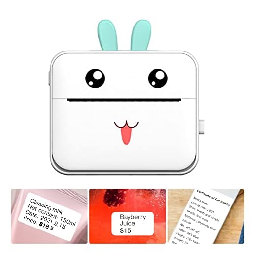 Mini impressora fotográfica portátil de bolso All-in-One Máquina de impressão térmica móvel 200DPI Conexão BT sem fio 80 mm Largura do papel para quadro de quadro DIY Lista de artesanato Meno Notas