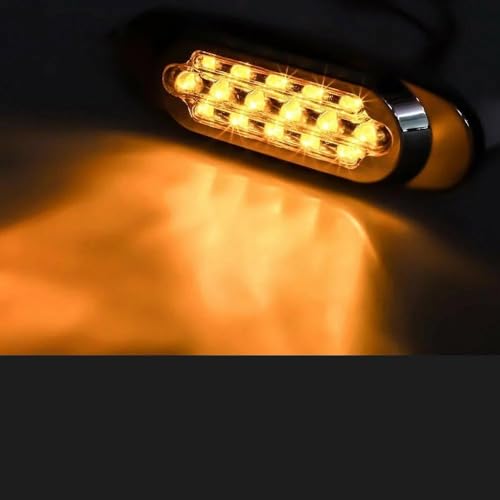 Lámpara señal giro para coche y luz de freno para motocicleta de doce voltios 4