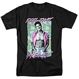 Saved by The Bell Ac Slater Heated Unisex Adult T Shirt (6X-Large) Black