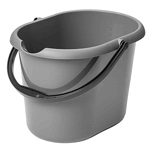 Preisvergleich Produktbild Unbekannt Eimer, grau, mittel