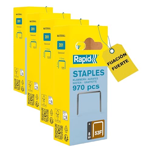Agrafes en fil fin N°53F Rapid pour fixer le tissu sans déchirer la matière