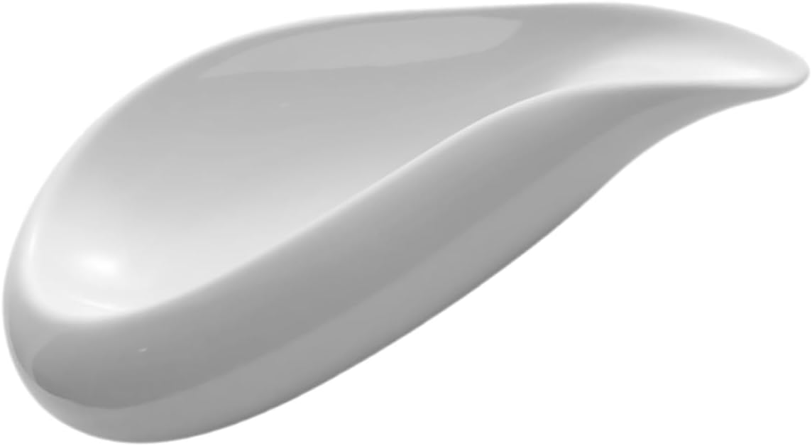 Zerodeko Ceramic Appetizer Plate Irregular Food Serving Dish for Fruits Snacks Desserts Easy to Clean Ceramic Display Plate for Home Party Restaurant Use