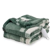 Triple Windowpane Plaid Large Simple Green