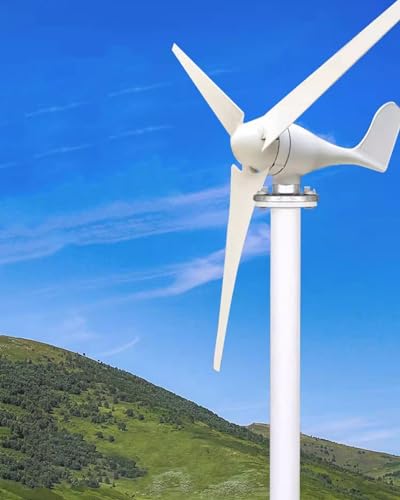 Generatori eolici a turbina eolica, tubo a torre solare per camper marini, per uso domestico, 200 W, magnete permanente, kit di energia da 12 V con regolatore di carica