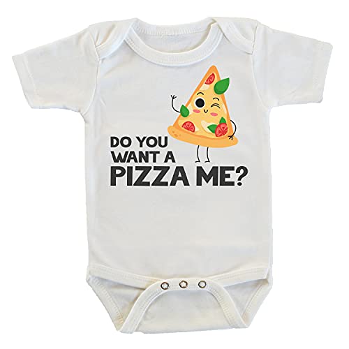 Witty and Bitty Do You Want a Pizza Me food meme Onesie/Bodysuit