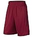 NIKE Air Jordan Mens Double Crossover Jumpman Basketball Shorts Red/Black (Large)