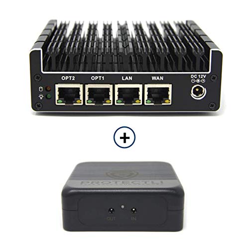 Bundle: Protectli Vault 4 Port, 8GB RAM, 120GB mSATA SSD + Uninterruptible Power Supply (UPS)