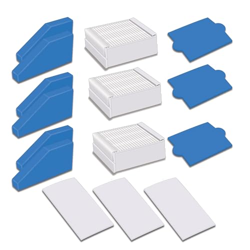 Set de 3 filtres (15 pcs.) pour animaux domestiques & famille, allergie & famille, Multi Clean X8 parquet, Multi Clean X10 parquet X7, Thomas Aqua+ Alternative comme Filterset 99 (part no. 787241)