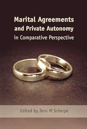 Marital Agreements and Private Autonomy in Comparative Perspective book cover