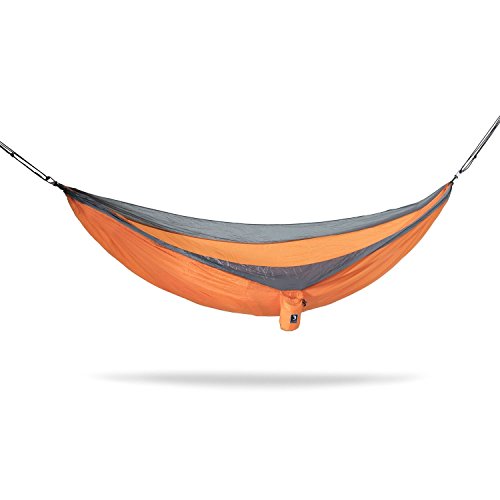 Tribe Provisions Single Person Hammock (Orange, Ripstop Nylon) #TOP3