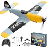 Toileum RC Plane, 3 Channel Remote Control Airplane, 6-axis Gyro Stabilizer BF-109 RTF RC Airplane...